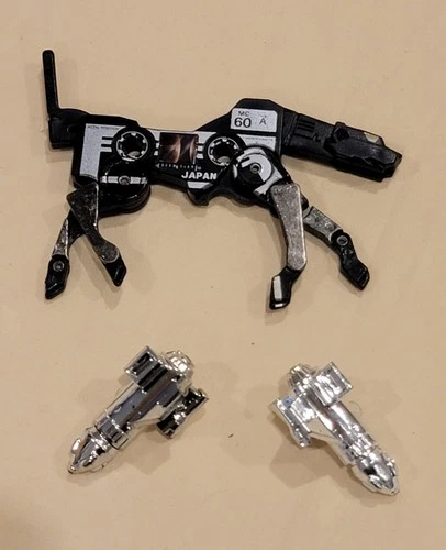 Transformers G1 Ravage Mini-Cassette and 2 Guns 1984 Original, Excellent, No Box