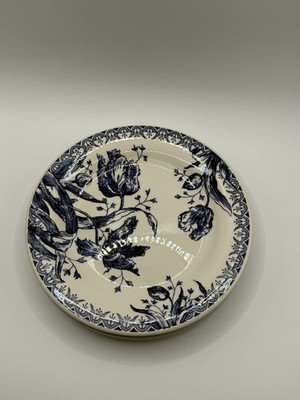 Faiencerie De Gien Tulipes Dessert Plate set of 3 6.5 inches