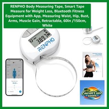 Smart Body Measuring Tape with Bluetooth - 60in / 150cm for Fitness Tracking