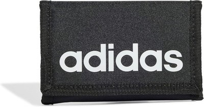 Adidas Linear Wallet Unisex Logo Bifold Cash Card Holder Durable Everyday