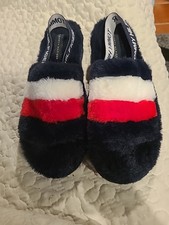 Tommy Hilfiger Women's Red White And Blue Slipper Slides Size 7 M
