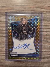 2026 Topps Chrome WWE Alexa Bliss Blue Brand Auto /50 Gold Geometric