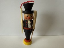 Vintage Steinbach Wooden Ornament - Mini-Nutcracker Chimney Sweeper