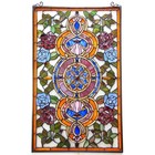 Eureka Sonaratiffany-Glass Victorian Window Panel 20X32