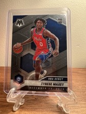 🔥Panini Mosaic 2020-21 Tyrese Maxey NBA Debut Rookie #263 76ers Basketball🔥