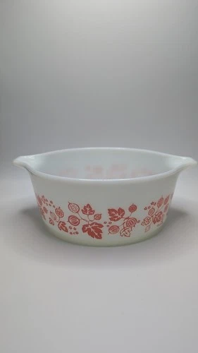 Vintage Pyrex Small Bowl With Motif