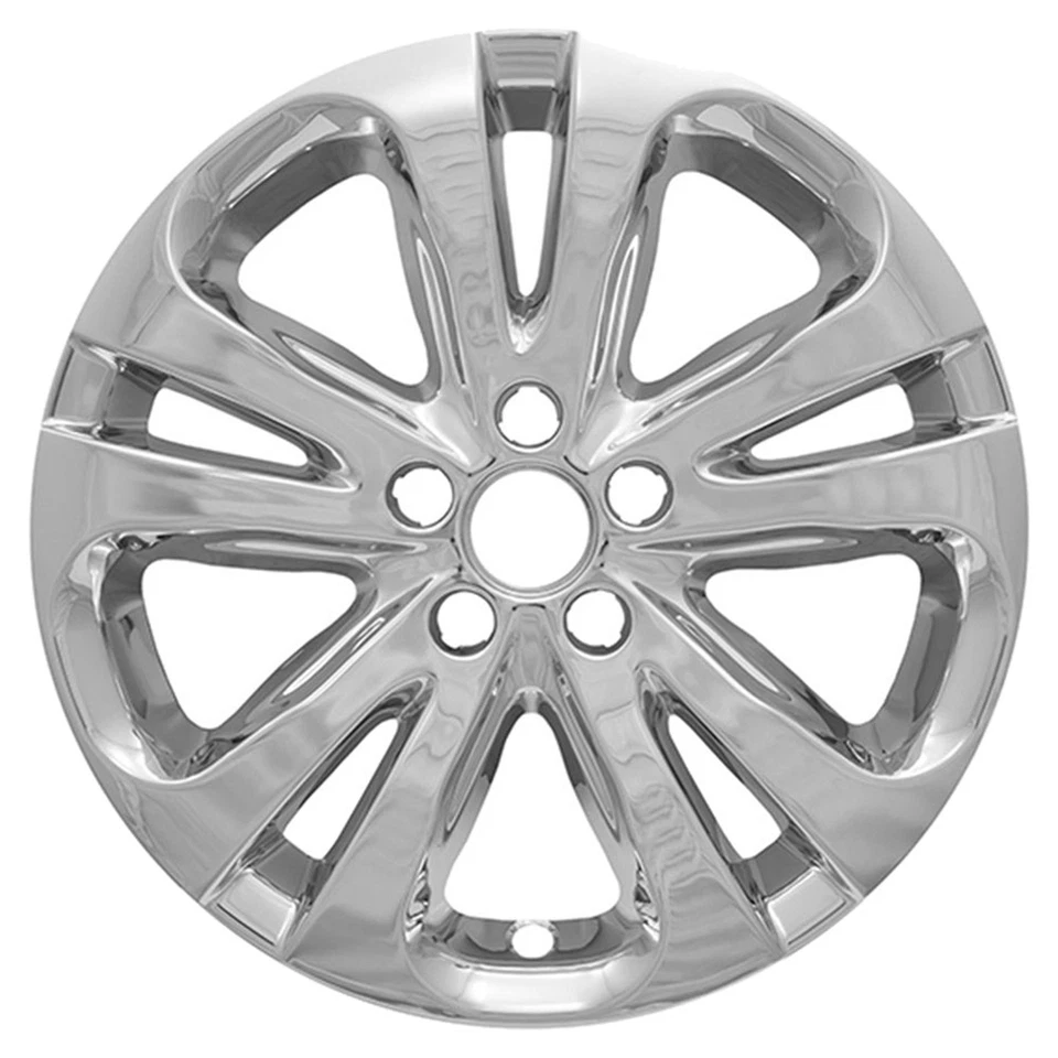 4 tampas de cubo cromadas 17" rodas capas completas para 2015 16 2017 Chrysler 200 - Imagem 2 de 4