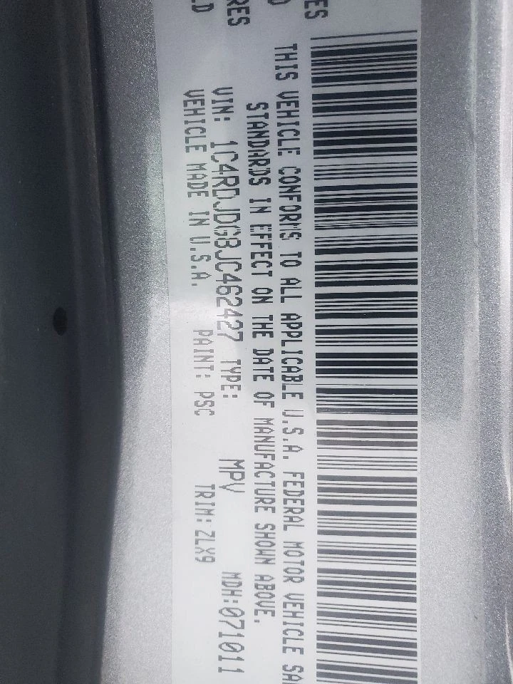 Used A/C Compressor fits: 2018 Dodge Durango 3.6 Grade A - Image 3 of 4