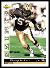 Rickey Jackson 1993 Upper Deck #278 Saints NFL READ FREE SHIPPING AutographDen