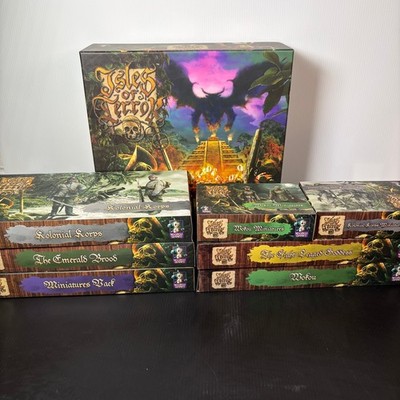 Isles of Terror Kickstarter Board Game Conquerer All-In Pledge Complete Unplayed
