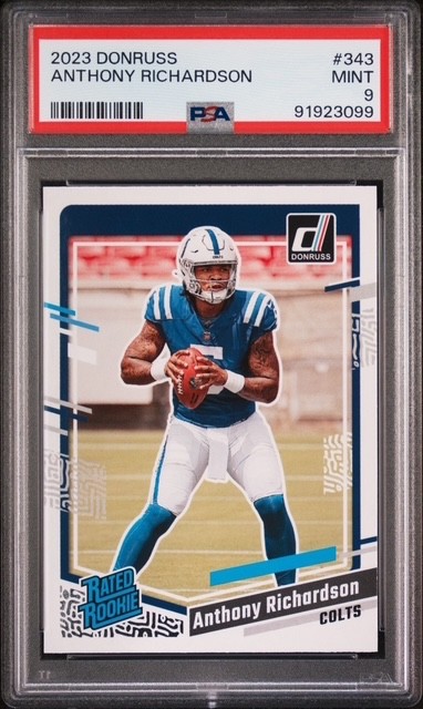 Anthony Richardson Panini Donruss #343 Base