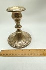 Gorham Sterling Silver Weighted Candlestick Ornate Floral Pattern 4.75 Inch — photo 6