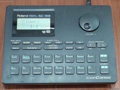 Roland SC-33 ハードウェア音源 ACアダプター付き Yahoo!オークション