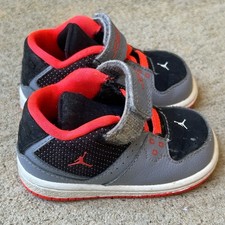Nike air Jordan toddler 4c gray/black/coral 351028-048