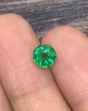 Top Quality Natural Emerald Round Cut 6x6 MM 1.01 Cts Loose Gemstone For Jewelry