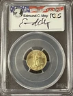 2015 $5 American Gold Eagle 1/10th ozPCGS MS70 First Strike * Wide Reeds *Signed