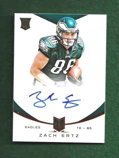 ZACH ERTZ 2013 PANINI MOMENTUM  ROOKIE AUTO CARD #177/199