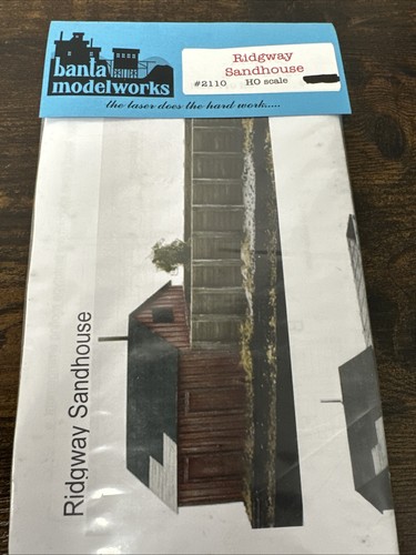 Banta Modelworks HO Scale Kit #2110 Ridgway Sandhouse Structure Kit HOn3 NIB! - Picture 2 of 4