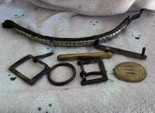 Konvolut verschiedene gemischte Messing aus Pferd Messing Riemen