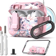 Compatible with AirPods Pro 3 Generation 2025 Case Cover with Phone Stand, ...