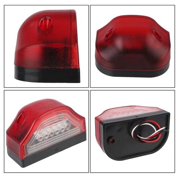 LED Kennzeichenbeleuchtung FüR Motorrad Und Lkw Mit 12V 24V KompatibilitäT-image