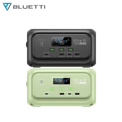 BLUETTI Elite 10 Powerstation 200W AC 128Wh LiFePO4 Speicher Solarpanel Optional