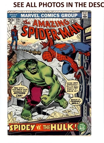 The Amazing Spider-Man #119 APRIL 1973 FN Marvel Comics (HG)