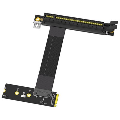 Riser-Kabel M.2 NVME auf PCIE X16 Adapter Grafik-Verlängerungskabel 90 Grad1631