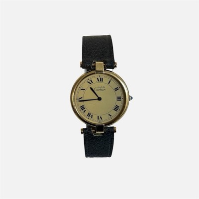 Cartier Must de Cartier Vendôme 30 mm - cremefarbenes Zifferblatt - um 1990