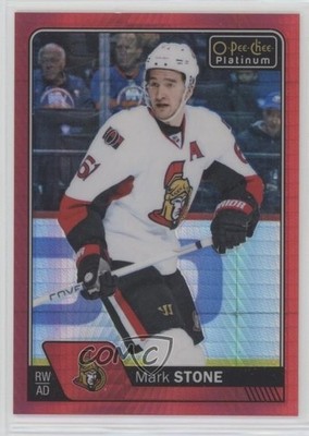 2016-17 O-Pee-Chee Platinum Red Prism 108/199 Mark Stone #19 2d8