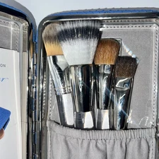 Trish McEvoy Makeup Brush Set Of 4 In Travel Case. New In Box