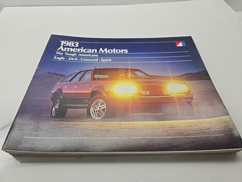 1983 American Motors Brochure Eagle SX4 Concord Spirit AMC Full Line Catalog