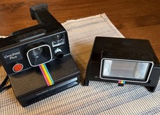 Vintage 1983 Polaroid OneStep Plus Q-Light Flash Instant Land Camera -NOT TESTED