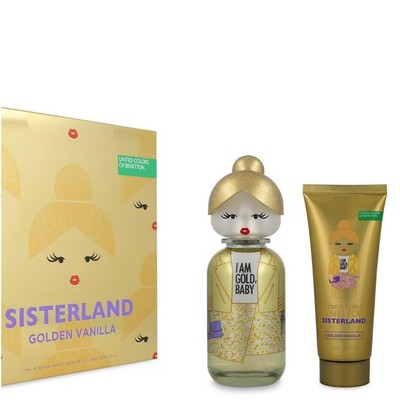 United Colors of Benetton Eau de Parfum & Body Lotion Sisterland Golden Vanilla