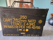Militare cassetta porta munizioni Nato Ottimo Stato 