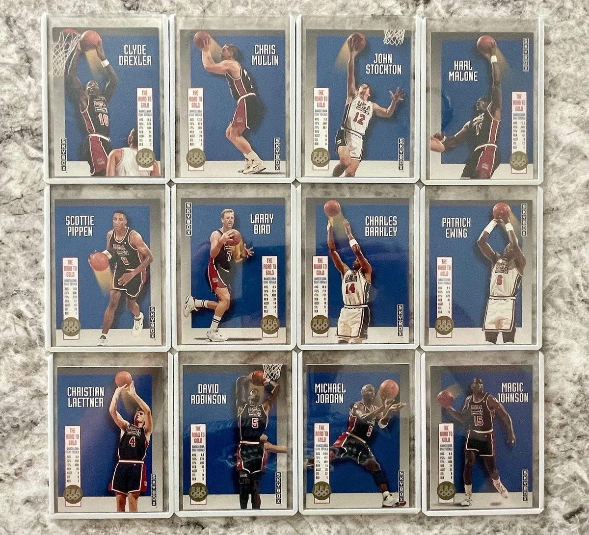 Olympic Games Basketball Trading Cards Sports 1992 Year