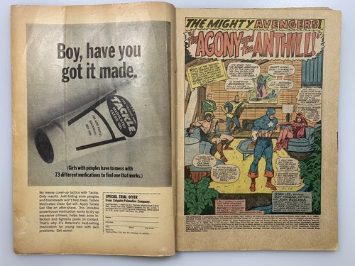 Avengers #46 The Agony and the Anthill 1967 WIRLWIND APP Buscema Cubierta Marvel - Imagen 3 de 20