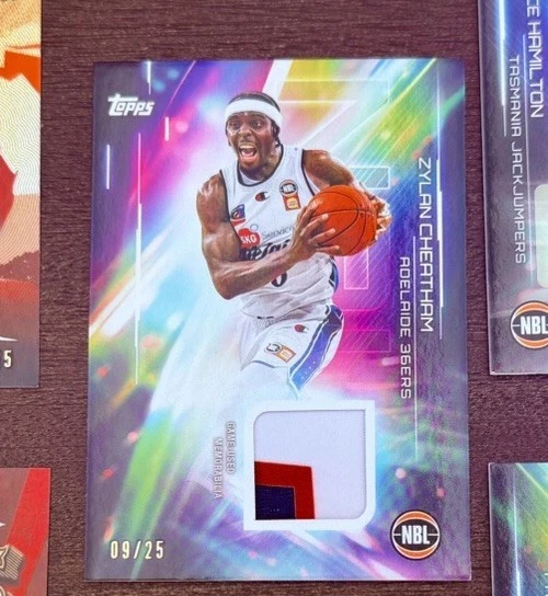 2025-26 Topps NBL Zylan Cheatham Adelaide 36ers Premium Patch Relic /25