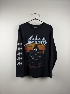 Vintage 2006 Sodom Persecution Mania Long Sleeve Thrash Metal Sonar XXL 24x29