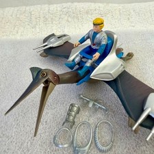 Dino Riders Quetzalcoatlus, Nova & Accessories 1987 Tyco