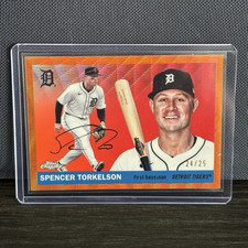 Topps Chrome Platinum 2025 Spencer Torkelson 24/25 Serial #53 Orange Refractor