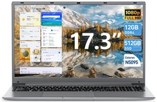 2025 New 17.3 inch Laptop 128GB 256GB 512GB SSD Notebook Laptops Windows 11