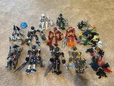 LEGO BIONICLE Toa Inika Assorted Figures and Parts Lot Huge Collection