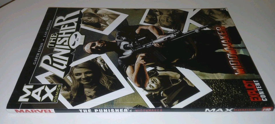 The Punisher Volume 8 The Widowmaker Graphic Novel Garth Ennis Marvel MAX RARE Foto 2 de 4