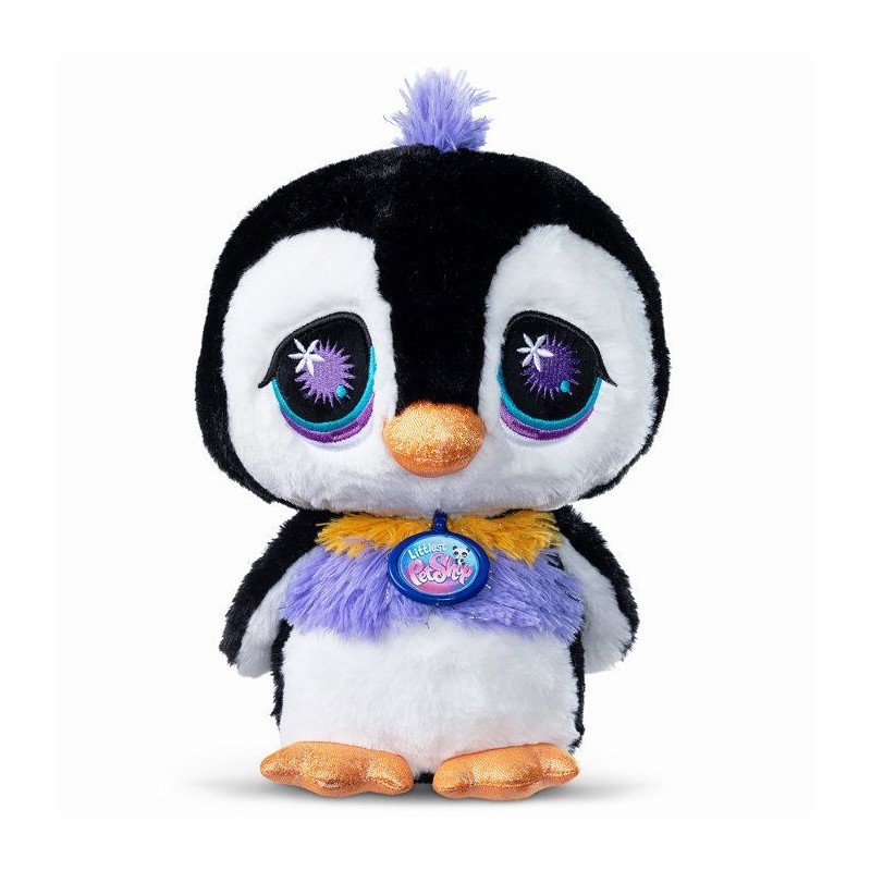 Peluches Deluwe pingouin Littlest Pet Shop BF00668 en velours premium lavable
