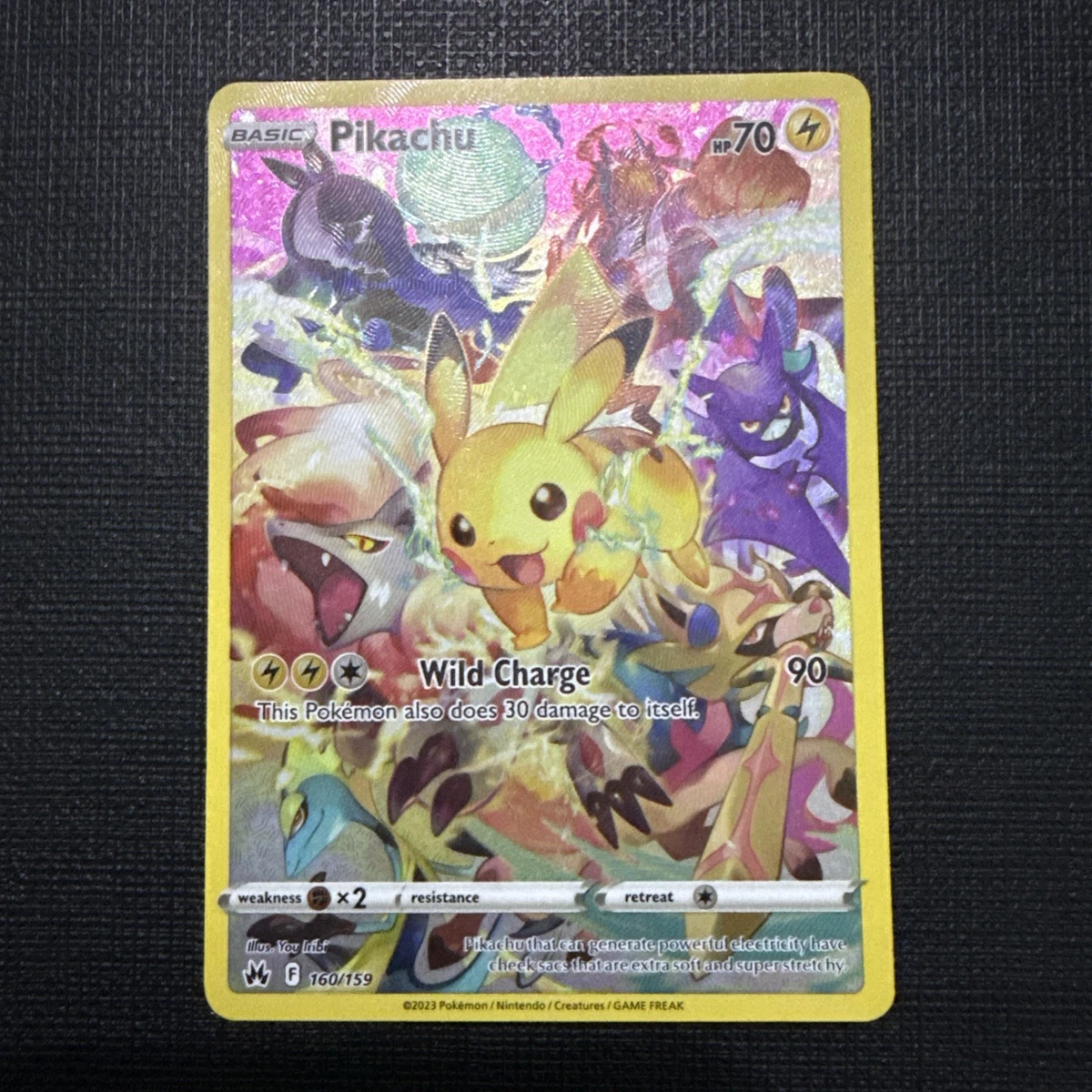 Pikachu 160/159 Crown Zenith for sale | eBay