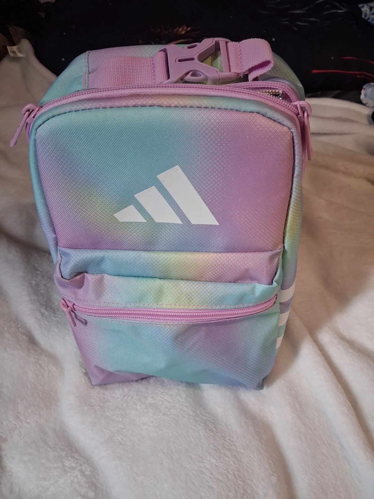 ☆NWOT ☆ Adidas Multicolor Lunch Box/Cooler. With Pockets..Insulated