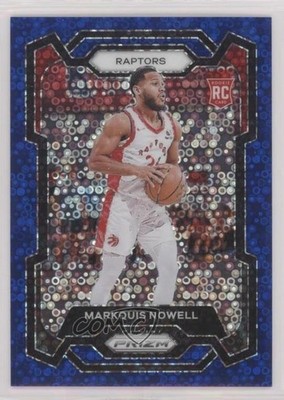 2023-24 Panini Prizm Fast Break Blue 33/150 Markquis Nowell #300 Rookie RC 1d0h