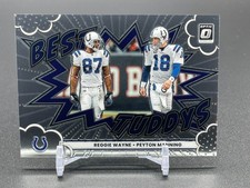 2025 Donruss Optic # 19 REGGIE WAYNE PEYTON MANNING Best Tuddys Colts