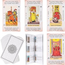Tarot Cards for Beginners, 78 Original Tarot Deck Card with Guide Book, Durable